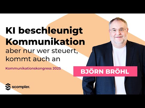 Kommunikationskongress: KI beschleunigt Kommunikation - aber nur wer steuert, ​kommt auch an