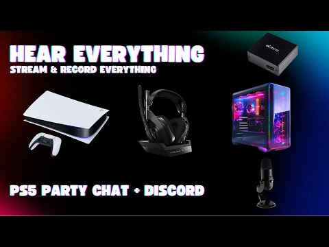 How to Hear & Stream ALL PS5 & PC Audio While Using ONE Wireless Headset & STILL Talk in Party Chat!