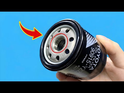 Once you learn this secret, you will never throw away the Oil Filters again😱! Creation Tips 16