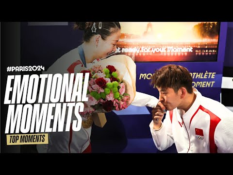 Get your tissues ready - 🔟 Emotional Moments at #Paris2024 🫂🥰 | Top Moments