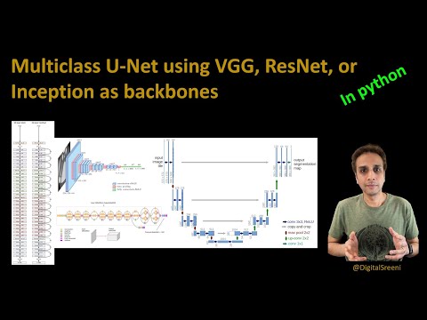 210 - Multiclass U-Net using VGG, ResNet, and Inception as backbones