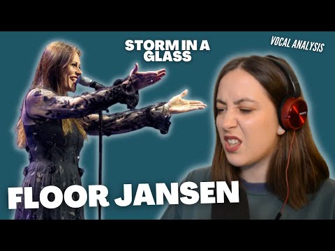 FLOOR JANSEN Storm In A Glass | Vocal Coach Reacts (& Analysis) | Jennifer Glatzhofer