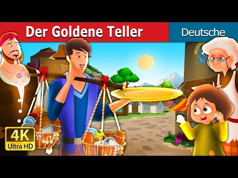 Der Goldene Teller | The Golden Plate Story in German | @GermanFairyTales