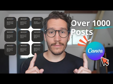 How I Made 1000 Posts in 1 Hour (Canva Bulk Create Hack)