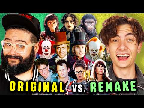 Movie Originals vs. Remakes! (Ft. Steve Zaragoza) | ReactCAST