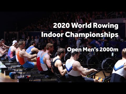 2020 World Rowing Indoor Championships - Open Men's 2000m race