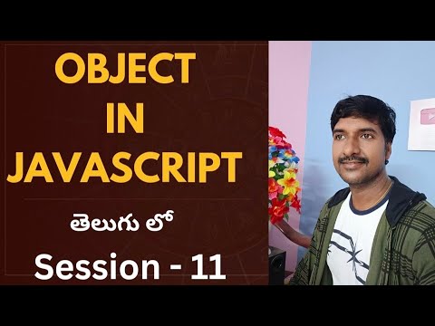 How to create an Object in JavaScript | Learn JavaScript in Telugu @LuckyTechzone