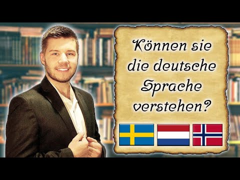 German vs Swedish vs Norwegian vs Dutch | Can they understand the German language? | #1