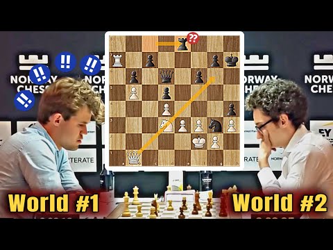 Magnus Carlsen vs Fabiano Caruana | 100% Focus Till the Final Move!
