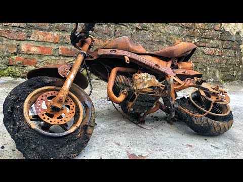 Full restoration of an abandoned KAWASAKI MINI large displacement racing car