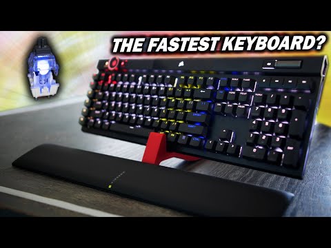 Corsair K100 RGB Optical Switch Review - Input Lag and 4000Hz Polling Tested.