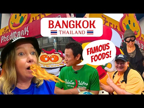 Must Eats in Bangkok 😋Thailand ❤️🇹🇭 Jay Fai's $$$$ Crab Omelette & 🌶️Mark Wiens' Restaurant!