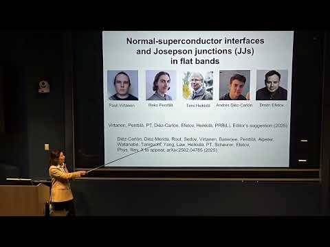 Päivi Törmä: Quantum Geometry and Superconductivity: From Model Systems to Real Materials