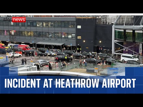 Search for suspects after 'pepper spray' incident at Heathrow Airport