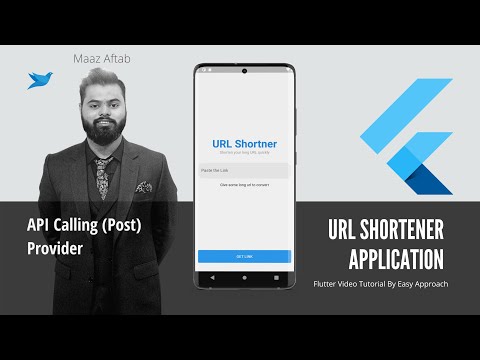 Flutter Tutorial | URL Shortener Application with Provider and Api Calling