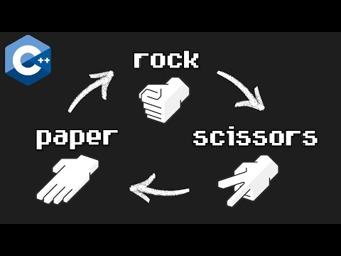 C++ ROCK PAPER SCISSORS game for beginners 👊