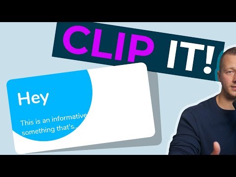 Awesome UI Interactions with the CSS Clip Path Property