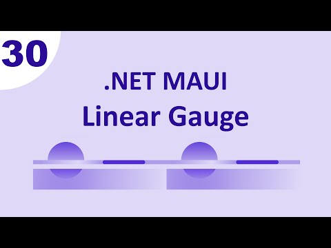 MAUI - Syncfusion : Data Visualization : Linear Gauge Control