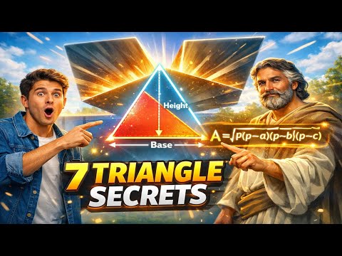 You NEVER Learned Triangle Area Like This! 7 Crazy Methods That Actually Work #Math #Geometry #stem