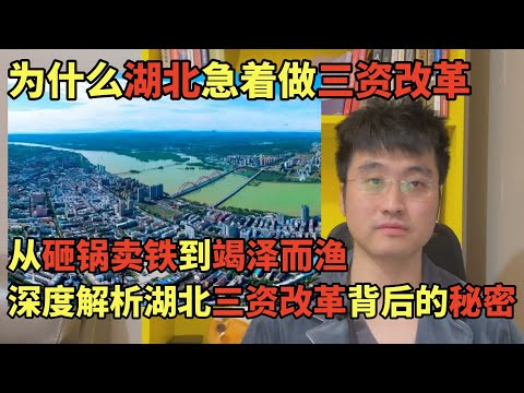 为什么湖北要做三资改革，从“砸锅卖铁”到“竭泽而渔”，深度解析湖北三资改革背后的底层逻辑