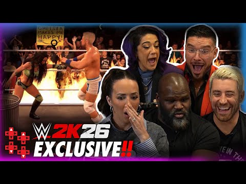 WWE 2K26 FIRST LOOK | Joe Hendry, Bayley, Chelsea Green, Ethan Page & Mark Henry dive in!