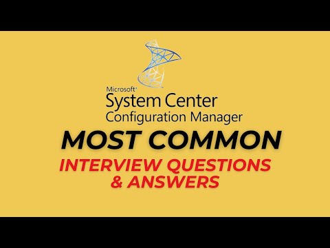 Microsoft SCCM Interview Questions and Answers for 2025
