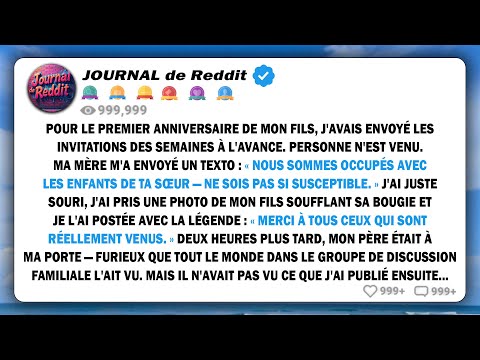 J'ai envoyé les invitations à la fête du premier anniversaire de mon fils des semaines en avance...