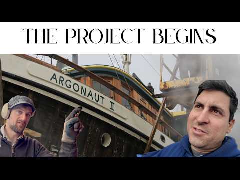 EP28: Ripping into 103-year-old planks! Haul out week one.