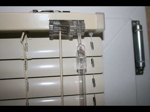 How to replace a horizontal blind control mechanism