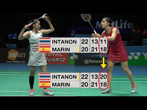 Carolina Marin got COMEBACK by Ratchanok Intanon