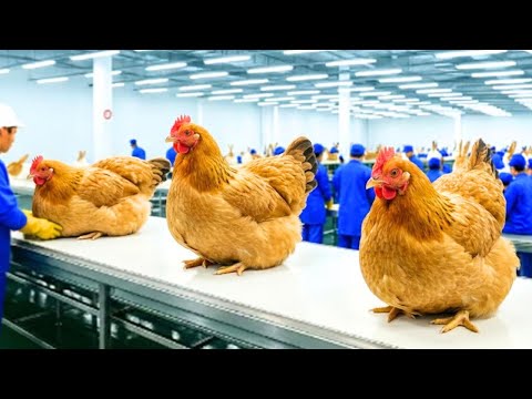 Inside the World’s Largest Ga Ri Chicken Factory (Eggs, Breeding, Meat)