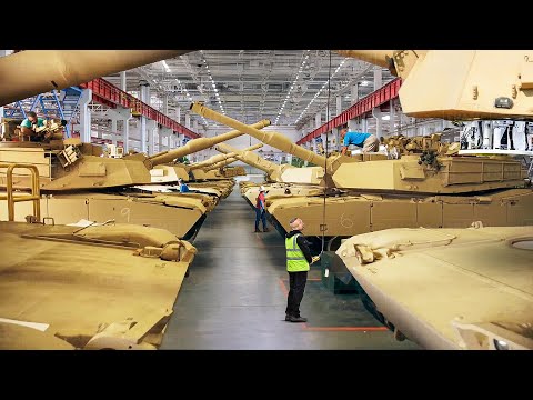 Inside Giant US Factory Rebuilding the Army’s Feared M1 Abrams Tanks