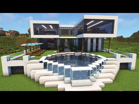 Minecraft: How to Build A Beautiful Modern House