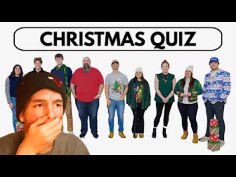 Bwithdashifts Reacts To - 9 People Vs Christmas Quiz