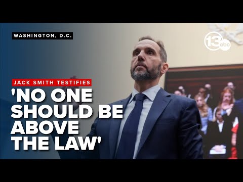 RAW: Jack Smith defends Trump investigations in first public hearing in Congress