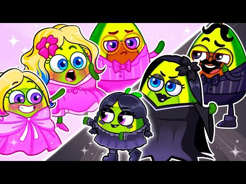 💖 Pink vs Black 🖤 Color Swap Challenge 🎨 Learn Colors 🌈 Cartoons For Kids