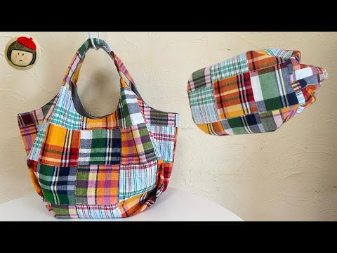 No pattern needed!　How to make a cute balloon bag