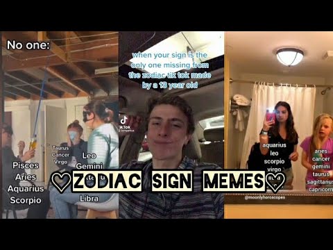 most  funny zodiac signs tiktok that will make you laugh😂 | #tiktok