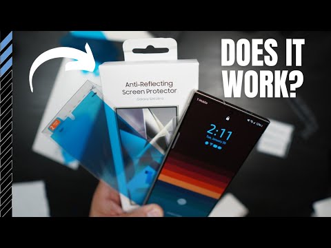 Samsung Anti-Reflecting Screen Protector Review & Install Galaxy S24 Ultra