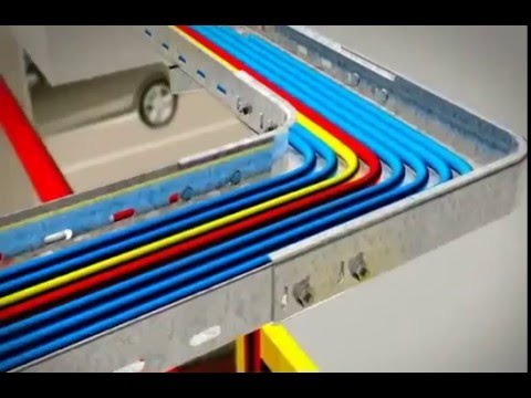 монтаж кабельного лотка КРЕПЕЖ и технологии