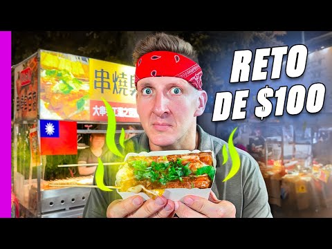 ¡Comida callejera de Taiwán con solo $100! ¡Los snacks más letales de Asia!