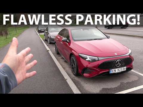 Mercedes CLA has the best autoparking!