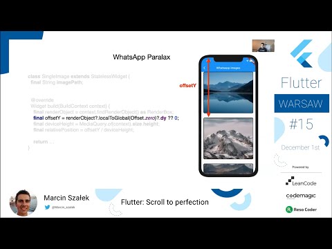 Marcin Szałek - Flutter: scroll to perfection - Flutter Warsaw #15