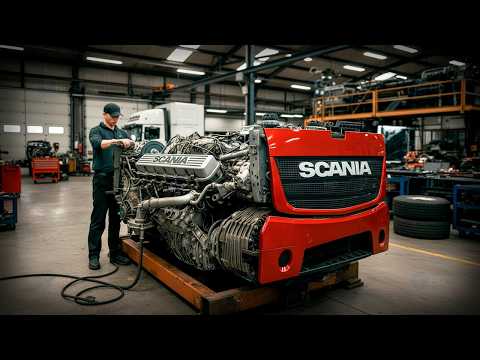 Man Rebuilds The Scania V8 Engine That SURVIVED 1 MILLION MILES By @RAZBORGRUZ - РЕМОНТ ГРУЗОВИКОВ