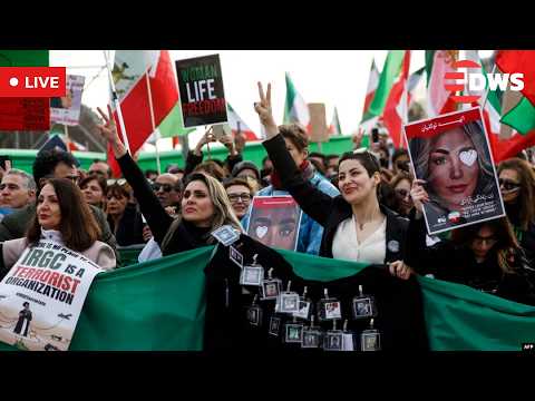 LIVE: Protest Takes Place in Paris in Support of the Iranian People,Call for End of Islamic Republic