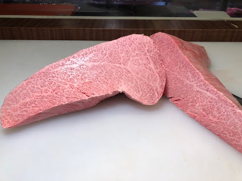 【WAGYU】和牛 Wagyu cut Trytip 和牛　トモサンカク ステーキの切り方　肉職人 howto