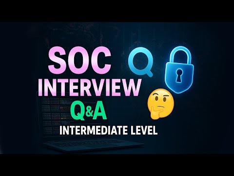 Top SOC Analyst Interview Questions (L2 Level) with Answers | Get Hired in Cybersecurity Fast!
