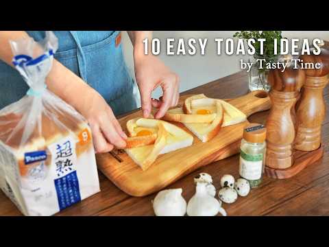 トーストアレンジ10選/食パンを簡単に美味しく食べるレシピ/Toast Recipe Ideas