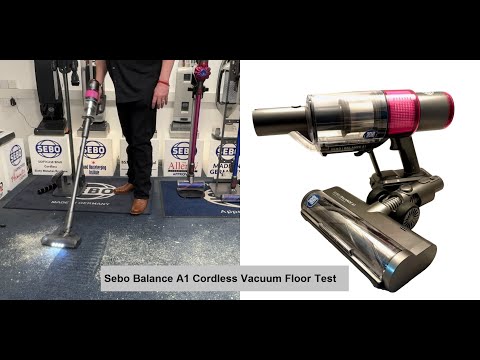 Sebo Balance A1 Cordless Vacuum Cleaner Floor Test & Comparison to a Dyson V7 and V11