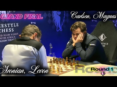 GRAND FINAL!!! Magnus Vs Levon Aronian || Grand Slam Tour Freestyle Chess 2025